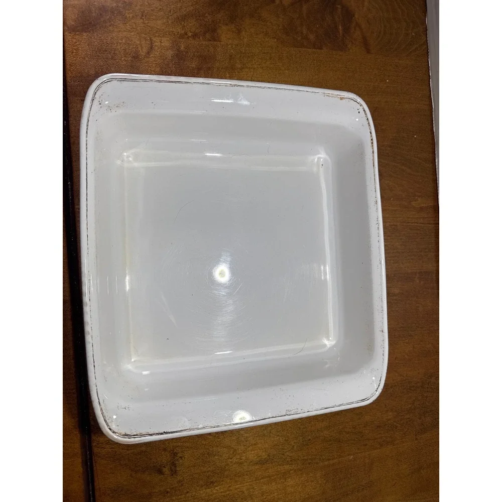 Vintage Corning Ware Blue Cornflower 8x8x2 Square Baking Dish P-322 Made in USA